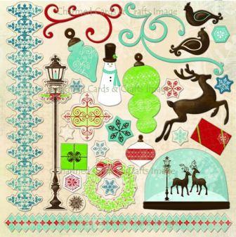 Bo Bunny Blitzen 12x12 Chipboard